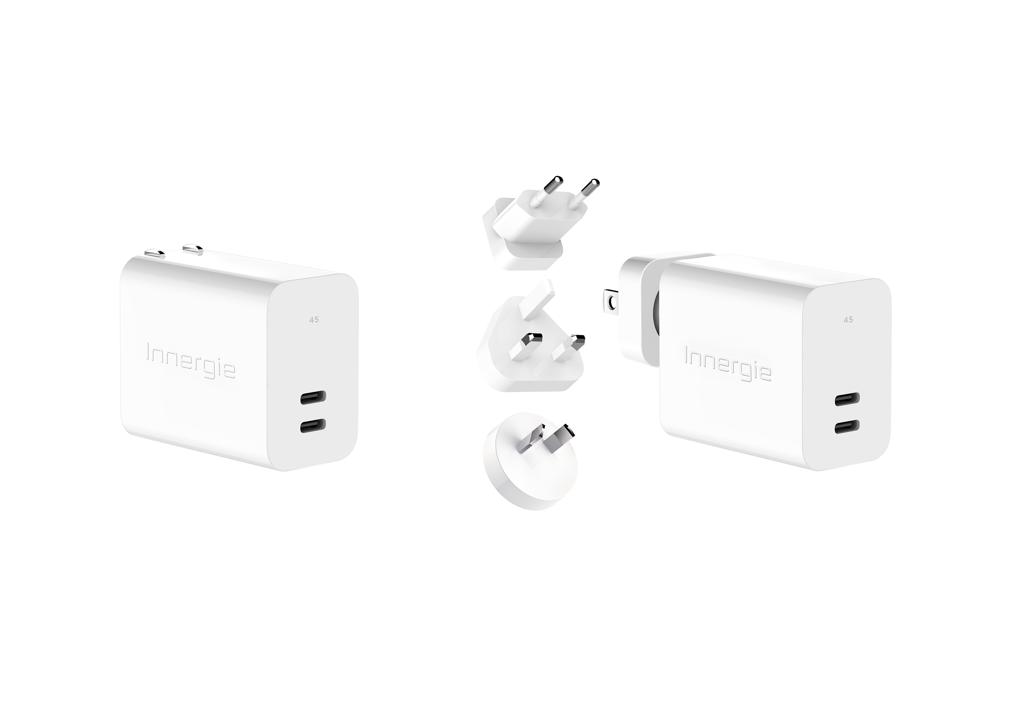 C4 Duo 45瓦 雙孔 USB-C 萬用充電器 / 台達電子工業股份有限公司